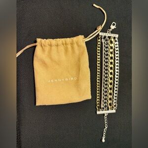 Jenny Bird Gold and Silver Chain Bracelet